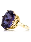 Inel Alexandrit Aur galben 14K Vintage vrc130y