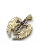 Крест от желтого 14K Gold 585 Graham CTC034Y подвеска