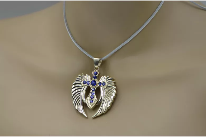 Kryžius nuo geltonos 14K aukso 585 Graham CTC034Y pakabukas