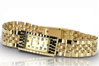 Puikus 14k auksinės moterų laikrodis Geneve LW001Y
