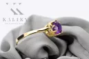 Vintage craft Alexandrit 14k žlté zlato vrc366y