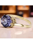 Vintage craft Alexandrit 14k žlté zlato vrc366y