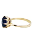 Safir Aur galben 14K Inel Stil Vintage vrc157y