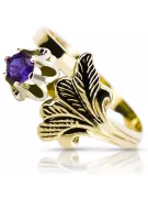 Alexandrit 14 Karat Gelbgold Ring Vintage vrc169y