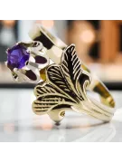 Alexandrit 14k žluté zlato  Vintage vrc169y