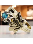 Vintage Jewlery  Akvamarín 14k žlté zlato vrc169y