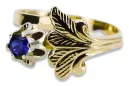 Vintage Jewlery  Safír 14k žluté zlato vrc169y