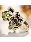Vintage Jewlery Žlutý peridot 14k žluté zlato vrc169y