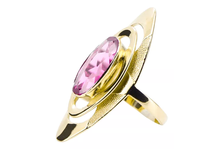 Inel Ametist Aur galben 14K Vintage vrc189y