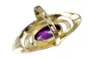Vintage Ring Amethyst 14K Yellow gold vrc189y