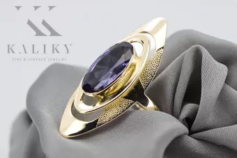 Alexandrit Aur galben 14K Inel Vintage Craft  vrc189y
