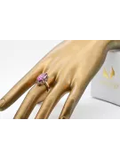 Originales Vintage-Roségold aus 14 Karat Amethyst Ring Vintage Schmuck vrc253r