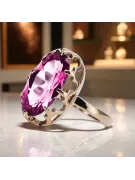 Améthyste Or rose 14 carats vintage d'origine Anneau Vintage vrc253r