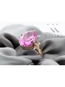 Ametisto žiedas Originalus 14k rožinio aukso vintage daiktas Vintage papuošalai vrc369r