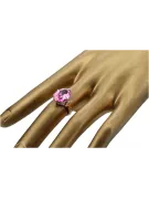 Ring Vintage Stil Amethyst Originales Vintage-Roségold aus 14 Karat vrc369r