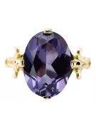 14K Yellow gold Alexandrite Ring Vintage vrc369y