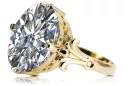 Zircon Aur galben 14K Inel Stil Vintage vrc369y