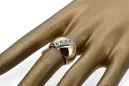 Aquamarine 14K Yellow gold Ring Vintage Jewlery vrc036y