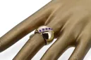Artesanía vintage Anillo Alejandrita Oro amarillo de 14 quilates vrc036y