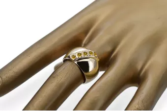 Žlutý peridot 14k žluté zlato  Vintage Jewlery vrc036y