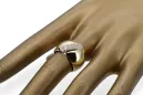 14K Yellow gold Zircon Ring Vintage style vrc036y