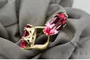 Vintage Jewlery  Rubín 14k žluté zlato vec021y