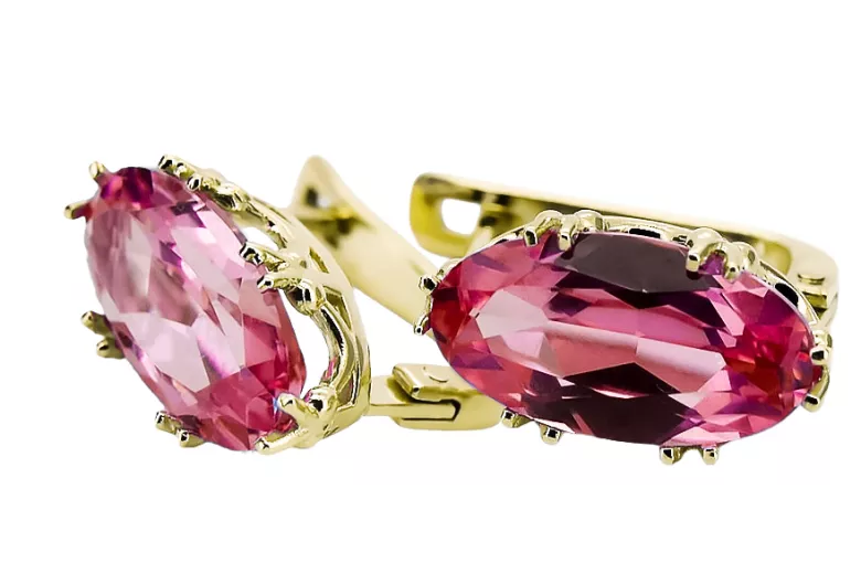Vintage Jewlery  Rubín 14k žluté zlato vec021y