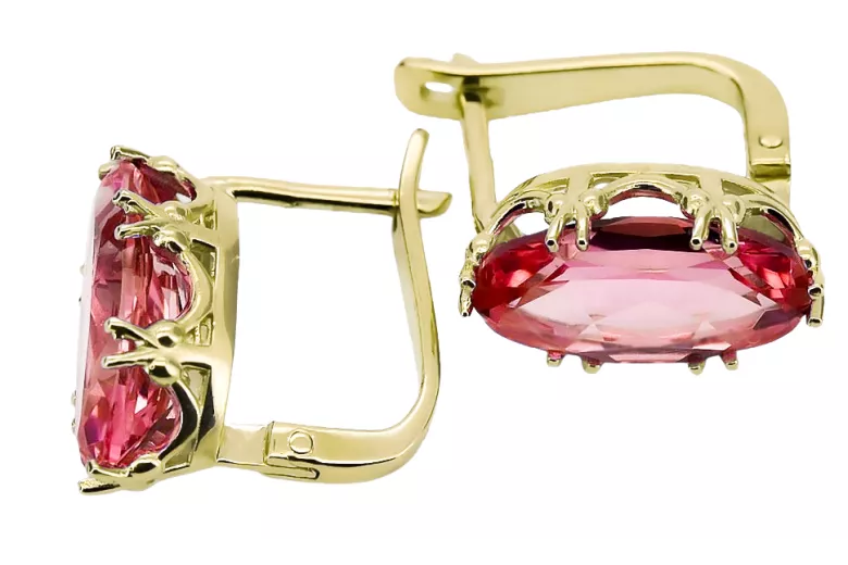 Vintage Jewlery  Rubín 14k žluté zlato vec021y