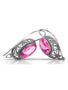 copy of Plata soviética rusa 925 Alejandrita Rubí Esmeralda Zafiro Aguamarina Zircón ... Pendientes VEC023S