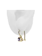 14-ка/желтое золото 14K (585) Alexandrite Серьги vec053y Русский Советский СССР Винтаж изделия Ар-деко style