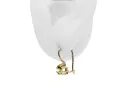 14-ка/желтое золото 14K (585) Yellow Peridot Серьги vec053y Русский Советский СССР Винтаж стиль Ар-деко style