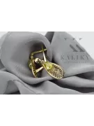 14-ка/желтое золото 14K (585) Yellow Peridot Серьги vec067y Русский Советский СССР Винтаж изделия Ар-деко style