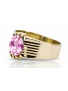 Amethyst 14k žlté zlato Ring Vintage Jewlery vrc007y-am Art Deco