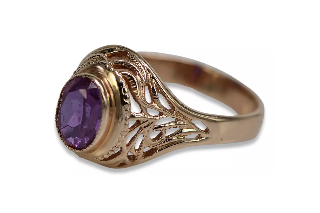 Ring Alexandrite Ασήμι 925 Vintage vrc012s-ax Art Deco