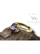 Vintage style Ring Alexandrite 14k κίτρινο χρυσό vrc051y-ax Art Deco