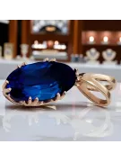 Sapphire přívěsek Původní vinobraní 14k produkt s růžovými zlaté vinobraní šperky VPC019R