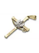 Cruz de oro católica ★ russiangold.com ★ oro 585 333 bajo precio