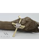 Золотий католицький хрест ★ russiangold.com ★ Золото 585 333 Низька ціна