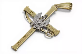 Croix catholique d'or ★ russiangold.com ★ Gold 585 333 Prix bas