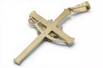 Croix catholique d'or ★ russiangold.com ★ Gold 585 333 Prix bas