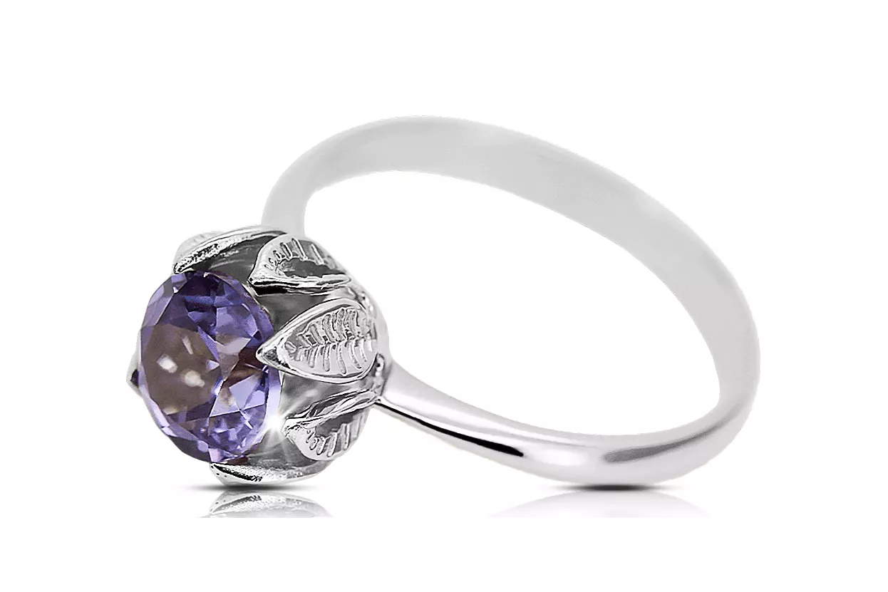 925 Spol_Latn Alexandrite Ring Vintage Jewlery vrc051s-ax Art Deco