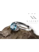 Aquamarine 925 Spol_Latn Ring Vintage vrc051s-aq Art Deco