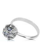 Style vintage Anneau Zircon Argent sterling 925 vrc051s-zi Art Deco Style Art Déco soviétique