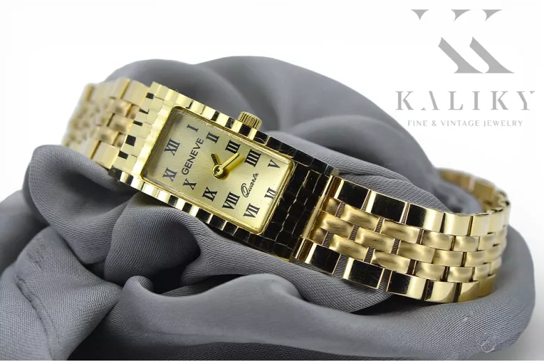 Gold ladies watch ★ zlotychlopak.pl ★ Gold purity 585 333 Low price!