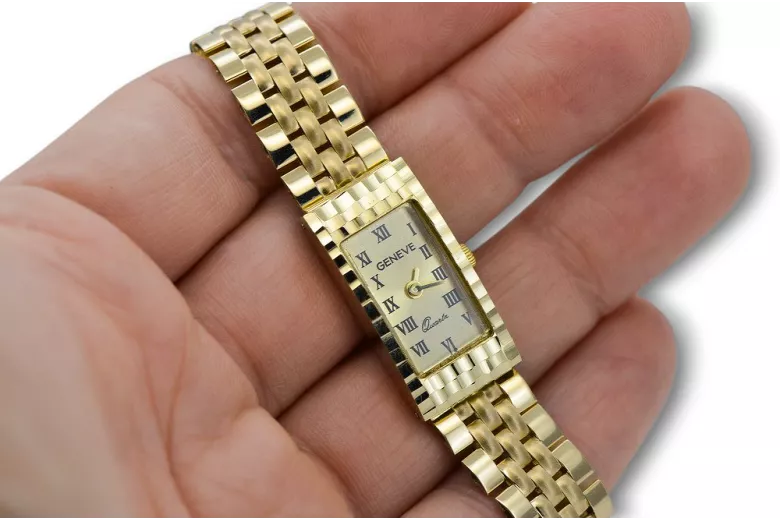 Zlaté ženské hodinky ★ Złotychlopak.pl ★ Čištění zlata 585 333 nízká cena!