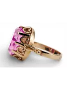 Inel sovietic rusesc din aur 585 trandafir 14k alexandrit rubin smarald safir zircon vrc014