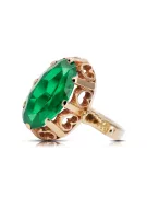 Ruská sovietska ruža 14k 585 zlata Alexandrita Ruby Emerald Sapphire Zircon Ring VRC014