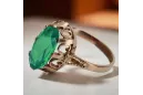 Russian Soviet rose 14k 585 gold Alexandrite Ruby Emerald Sapphire Zircon ring  vrc014