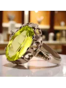 Rusijos sovietinė rožė 14k 585 aukso alexandrite ruby smaragdas safyras cirkoninis žiedas VRC014