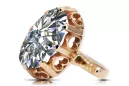 Російська радянська троянда 14k 585 золото Alexandrite Ruby Emerald Sapphire Zircon Ring VRC014